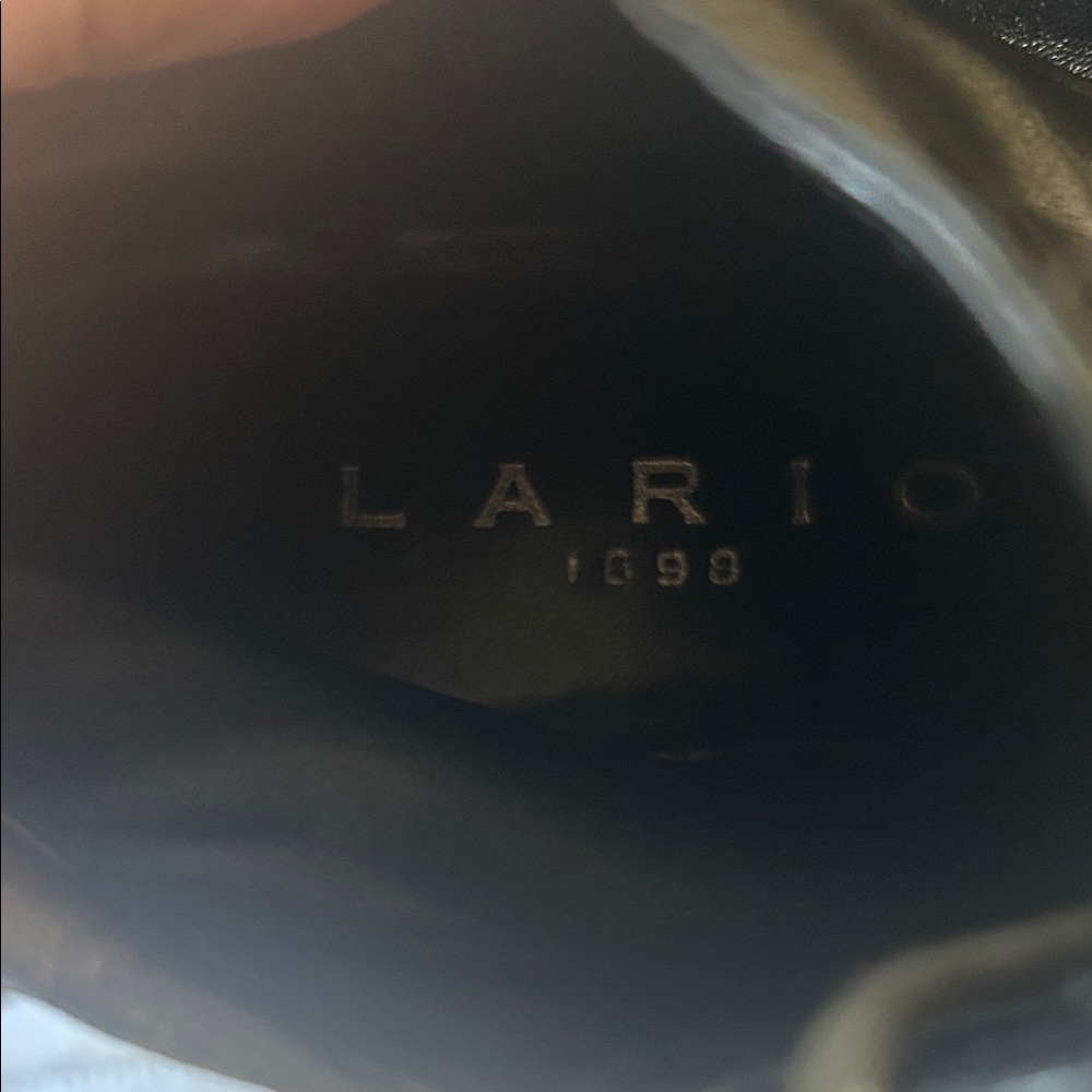 Lario Black Leather Boots